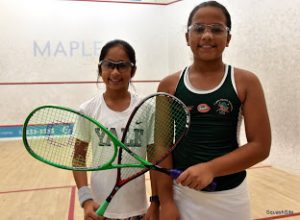 Jnr CASA Day 3 - GU-13 finalists (S. Suleman (L) defeated K. Gomes)
