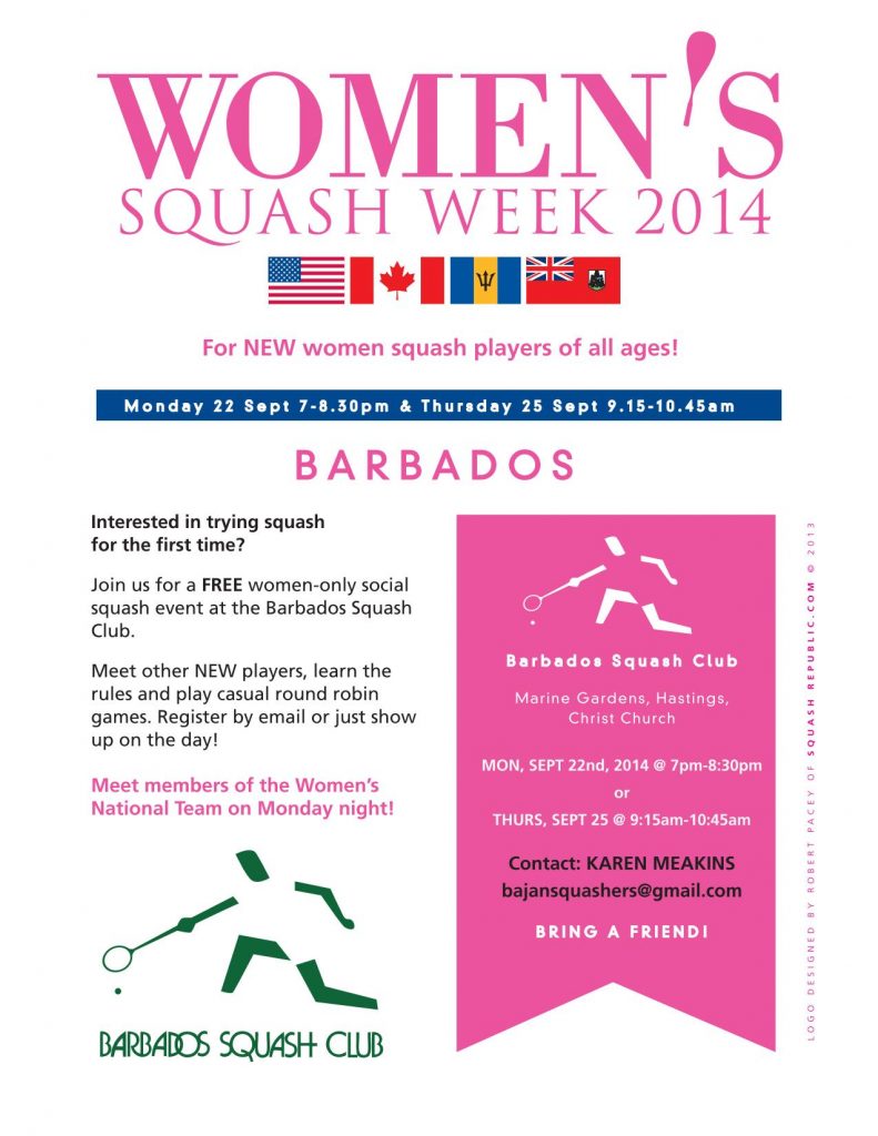 Women's Squash Week 2014 in Barbados